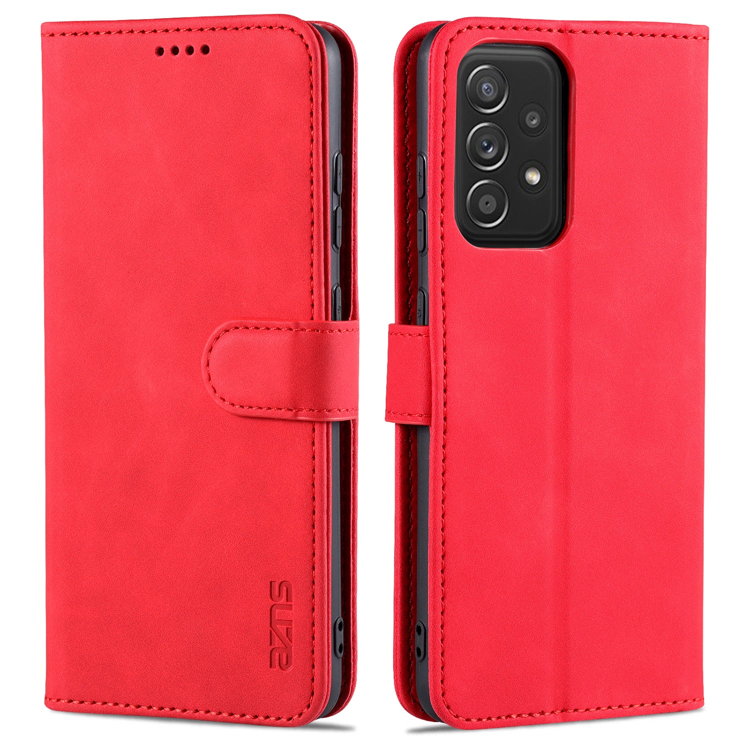 AZNS PU Leather Phone Cover Case with Wallet for Samsung Galaxy A52 4G/5G / A52s 5G