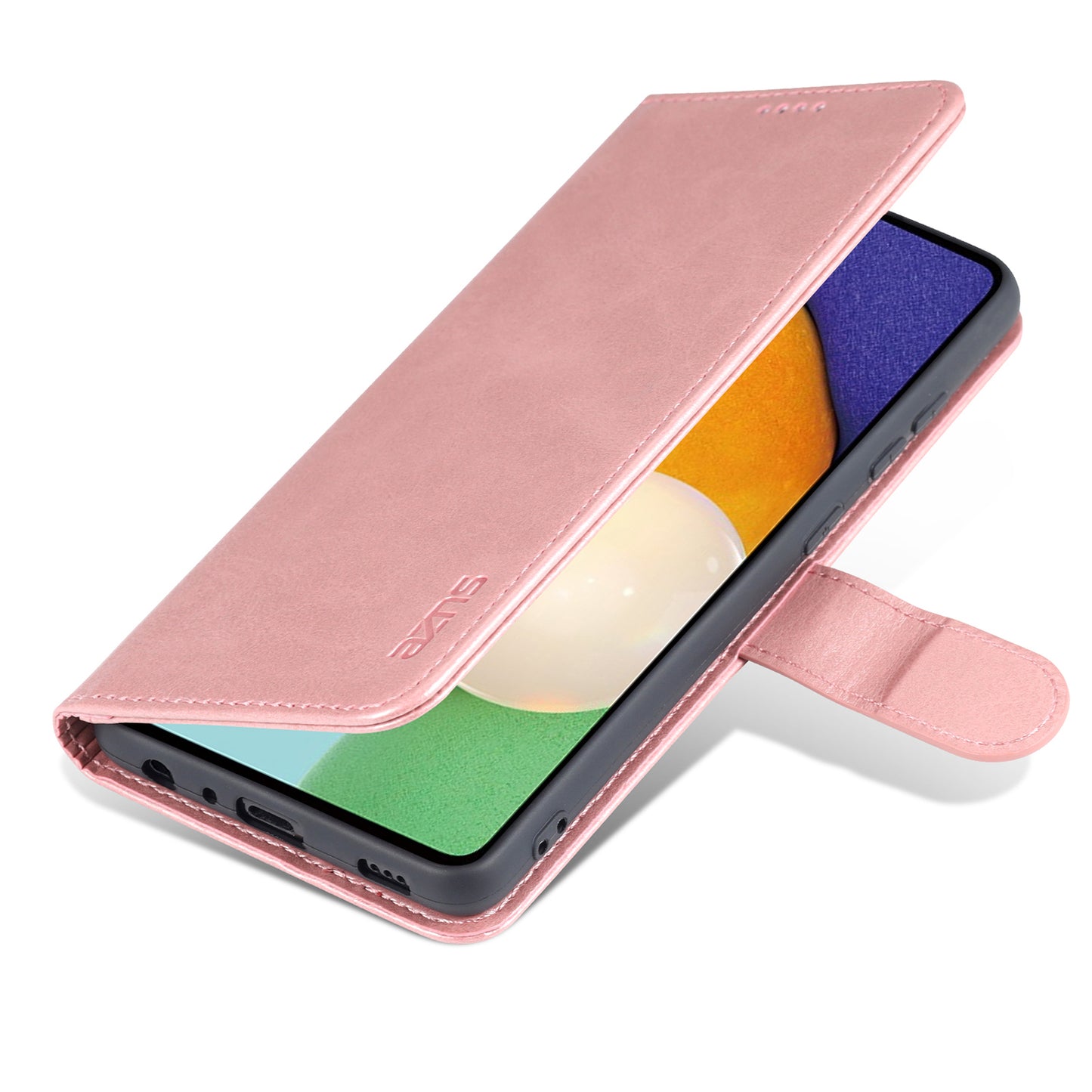 AZNS PU Leather Phone Cover Case with Wallet for Samsung Galaxy A52 4G/5G / A52s 5G
