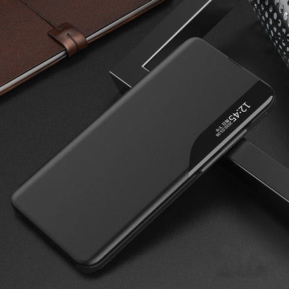 Full Protection Flip Leather View Window Phone Stand Case Cover for Samsung Galaxy S21 FE