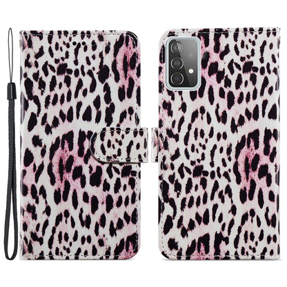 Pattern Printing Magnetic Clasp Wallet Design Leather Phone Case Cover with Stand for Samsung Galaxy A52 4G/5G / A52s 5G