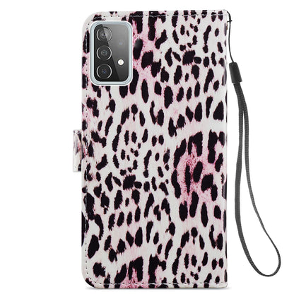 Pattern Printing Magnetic Clasp Wallet Design Leather Phone Case Cover with Stand for Samsung Galaxy A52 4G/5G / A52s 5G