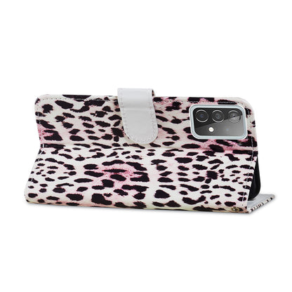 Pattern Printing Magnetic Clasp Wallet Design Leather Phone Case Cover with Stand for Samsung Galaxy A52 4G/5G / A52s 5G