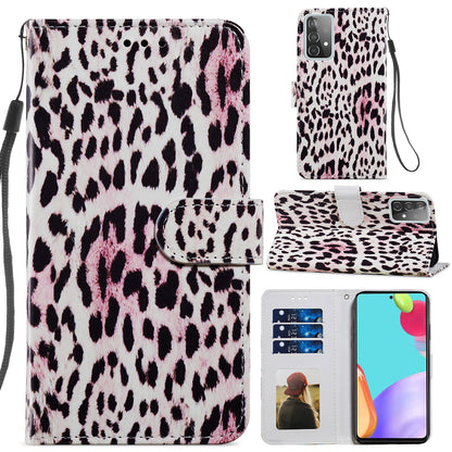 Pattern Printing Magnetic Clasp Wallet Design Leather Phone Case Cover with Stand for Samsung Galaxy A52 4G/5G / A52s 5G