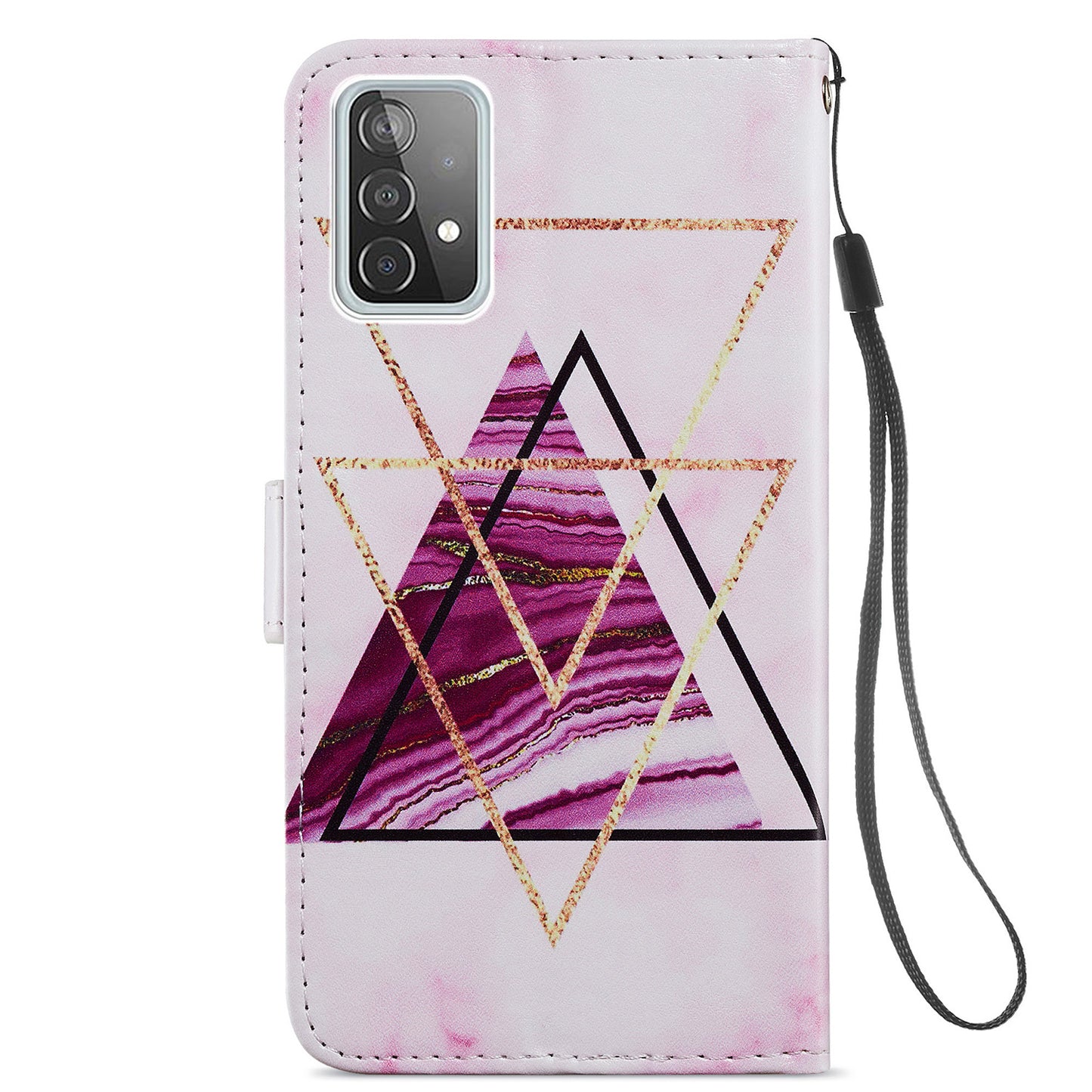 Pattern Printing Magnetic Clasp Wallet Design Leather Phone Case Cover with Stand for Samsung Galaxy A52 4G/5G / A52s 5G