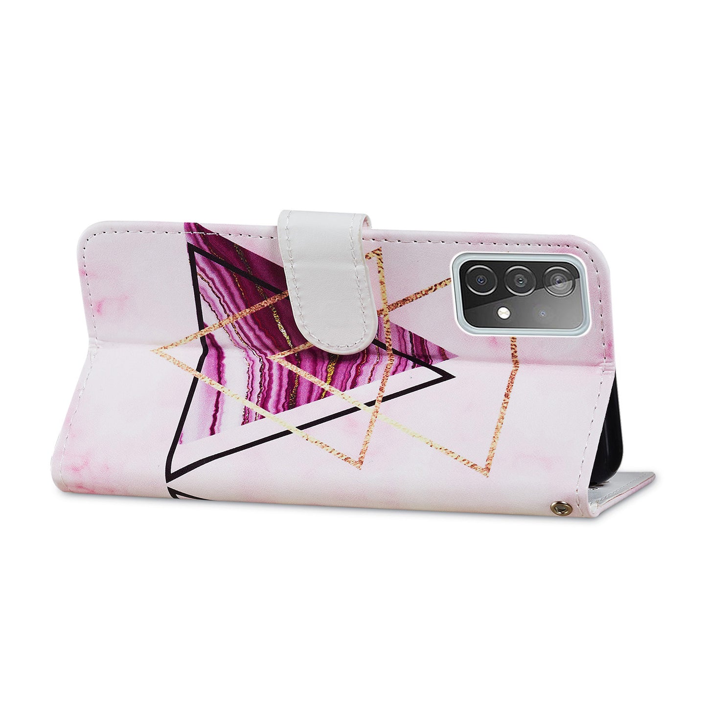 Pattern Printing Magnetic Clasp Wallet Design Leather Phone Case Cover with Stand for Samsung Galaxy A52 4G/5G / A52s 5G