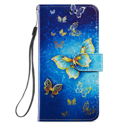 Pattern Printing Magnetic Clasp Wallet Design Leather Phone Case Cover with Stand for Samsung Galaxy A52 4G/5G / A52s 5G