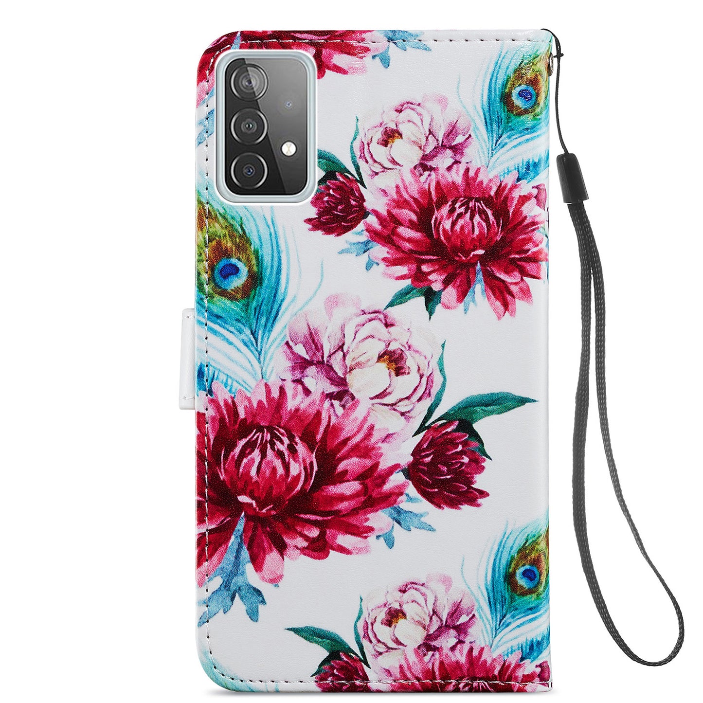 Pattern Printing Magnetic Clasp Wallet Design Leather Phone Case Cover with Stand for Samsung Galaxy A52 4G/5G / A52s 5G