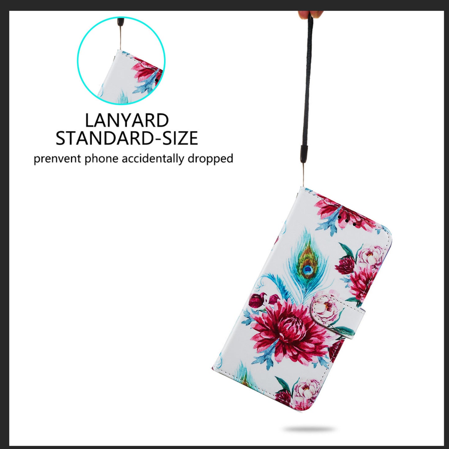 Pattern Printing Magnetic Clasp Wallet Design Leather Phone Case Cover with Stand for Samsung Galaxy A52 4G/5G / A52s 5G