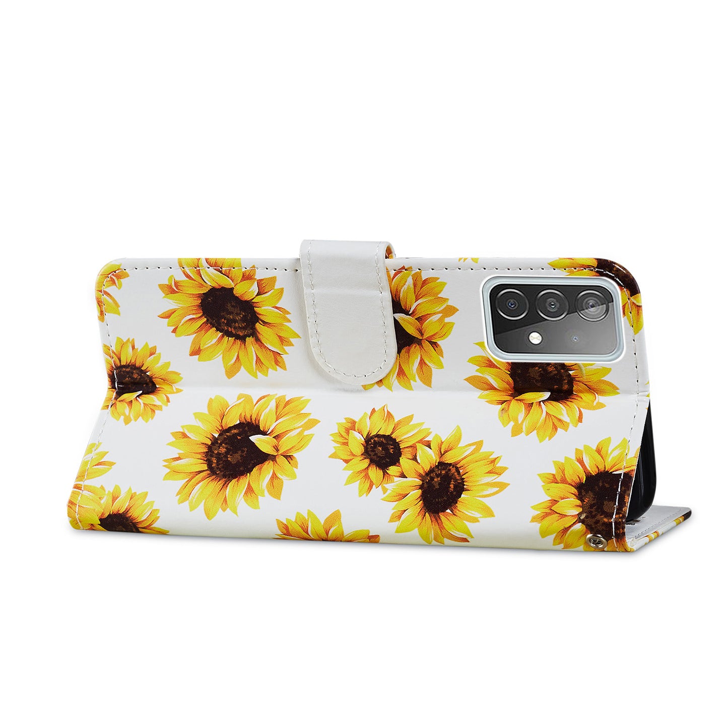 Pattern Printing Magnetic Clasp Wallet Design Leather Phone Case Cover with Stand for Samsung Galaxy A52 4G/5G / A52s 5G