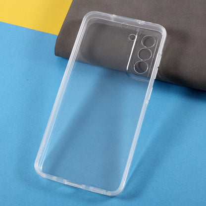 Full Covering Detachable 2-in-1 TPU+PET+Acrylic Hybrid Case Phone Cover Shell for Samsung Galaxy S21 FE