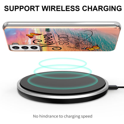 A Series Anti-Scratch Electroplating Slim TPU Drop Protection Cell Phone Case for Samsung Galaxy S21+ 5G