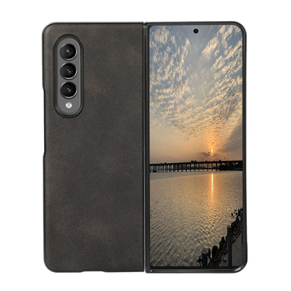 Leather Coated Phone Cover Case for Samsung Galaxy Z Fold3 5G