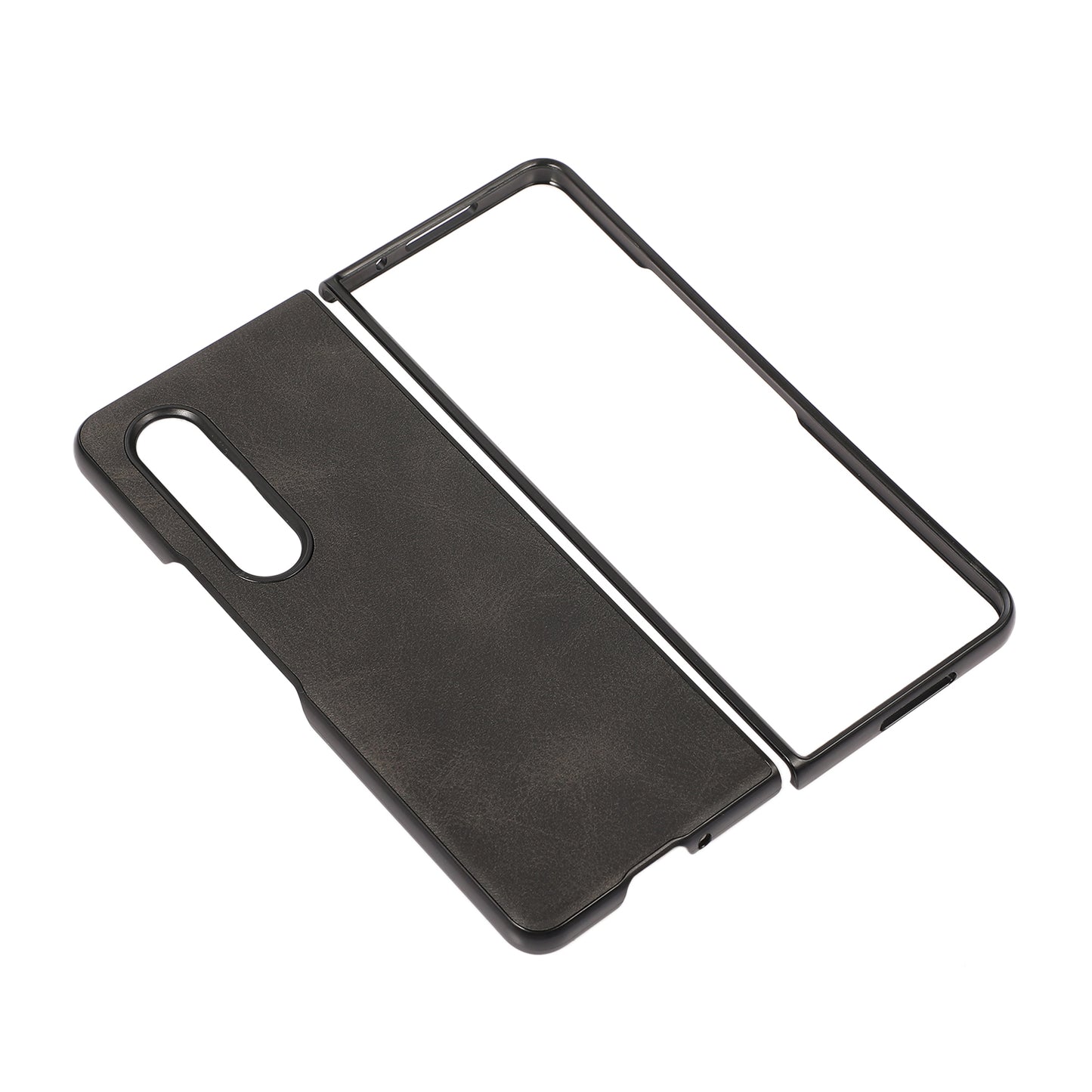 Leather Coated Phone Cover Case for Samsung Galaxy Z Fold3 5G