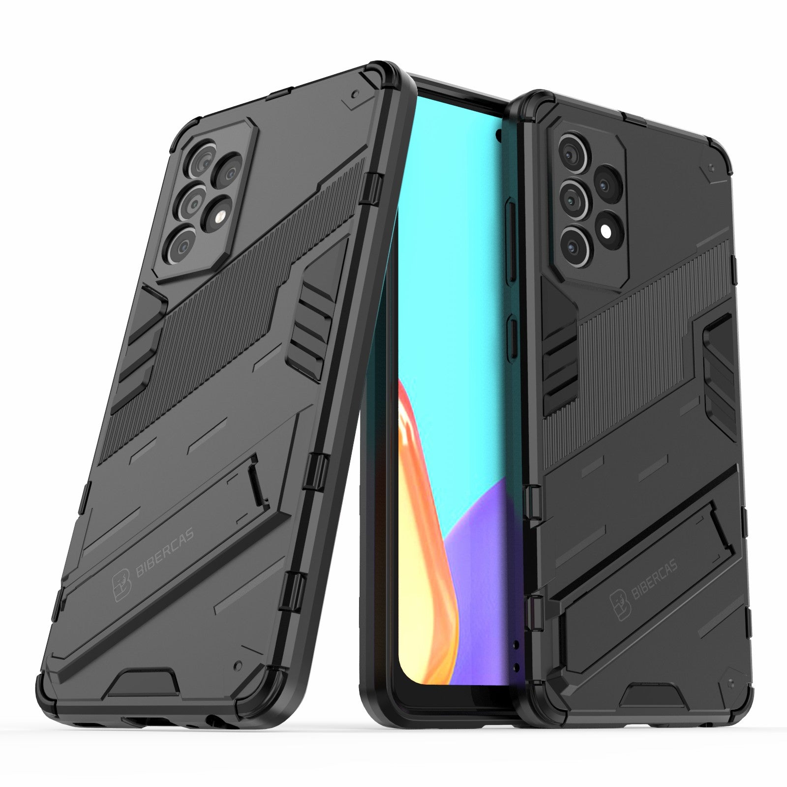 Armor Shockproof Military Hard PC + TPU Bumper Hybrid Protective Cover for Samsung Galaxy A52 4G/5G / A52s 5G