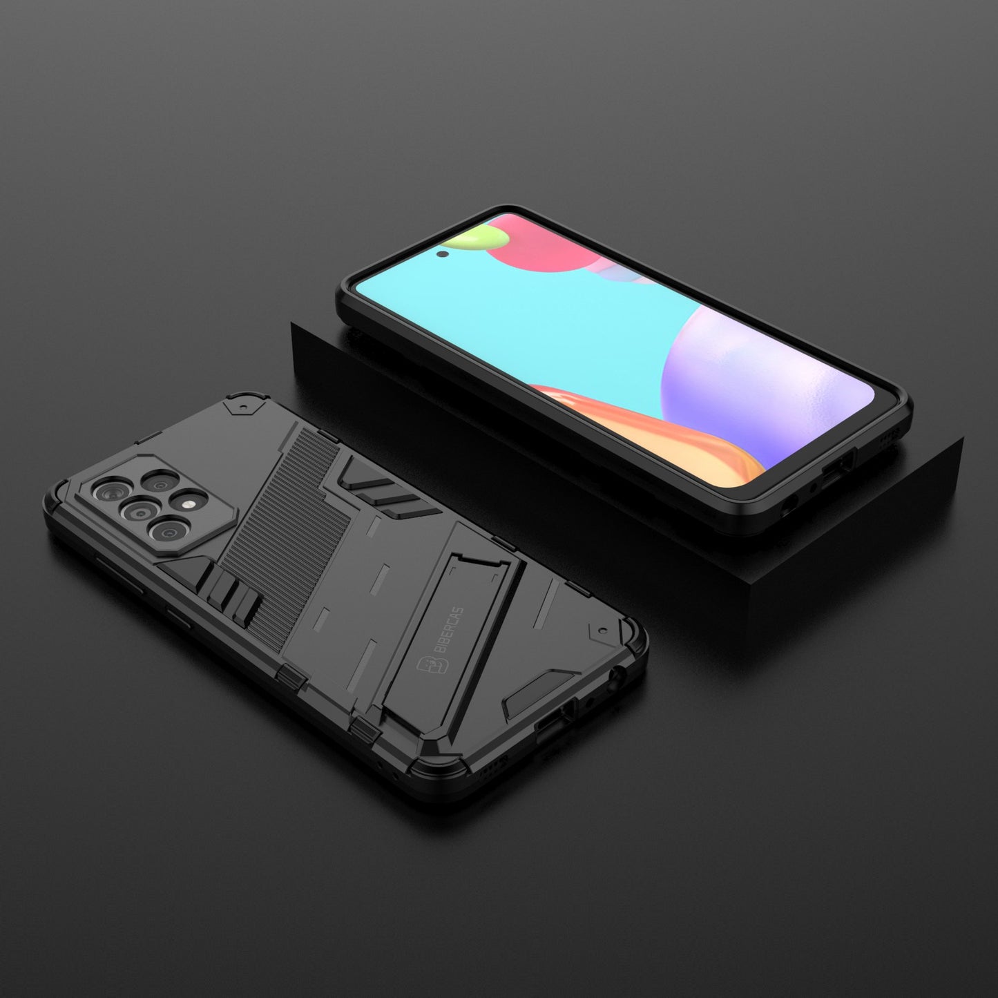 Armor Shockproof Military Hard PC + TPU Bumper Hybrid Protective Cover for Samsung Galaxy A52 4G/5G / A52s 5G