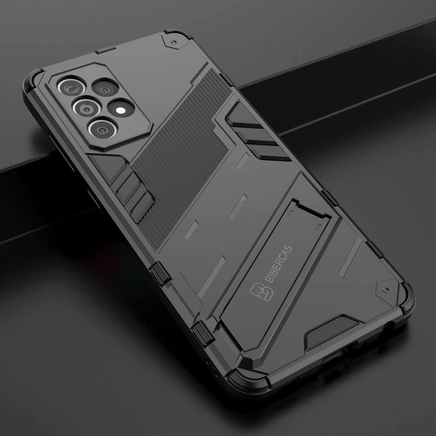 Armor Shockproof Military Hard PC + TPU Bumper Hybrid Protective Cover for Samsung Galaxy A52 4G/5G / A52s 5G