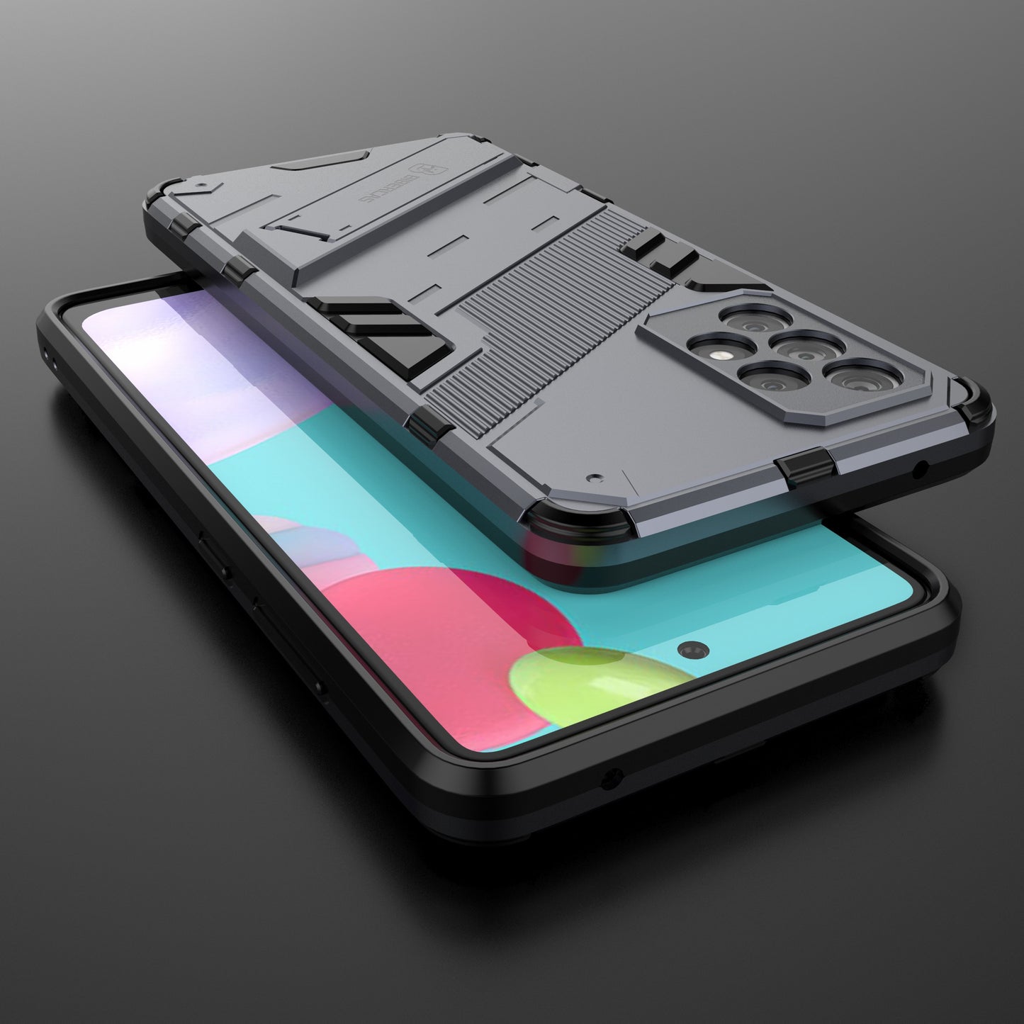Armor Shockproof Military Hard PC + TPU Bumper Hybrid Protective Cover for Samsung Galaxy A52 4G/5G / A52s 5G