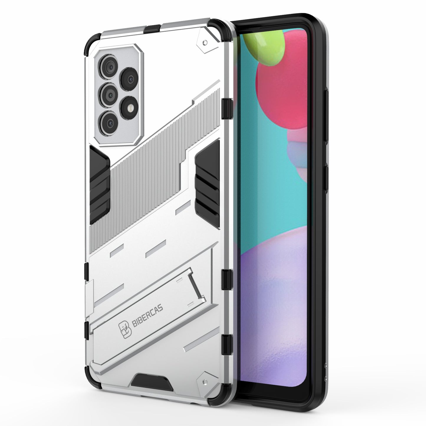 Armor Shockproof Military Hard PC + TPU Bumper Hybrid Protective Cover for Samsung Galaxy A52 4G/5G / A52s 5G