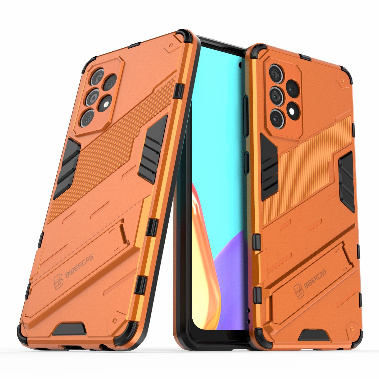 Armor Shockproof Military Hard PC + TPU Bumper Hybrid Protective Cover for Samsung Galaxy A52 4G/5G / A52s 5G