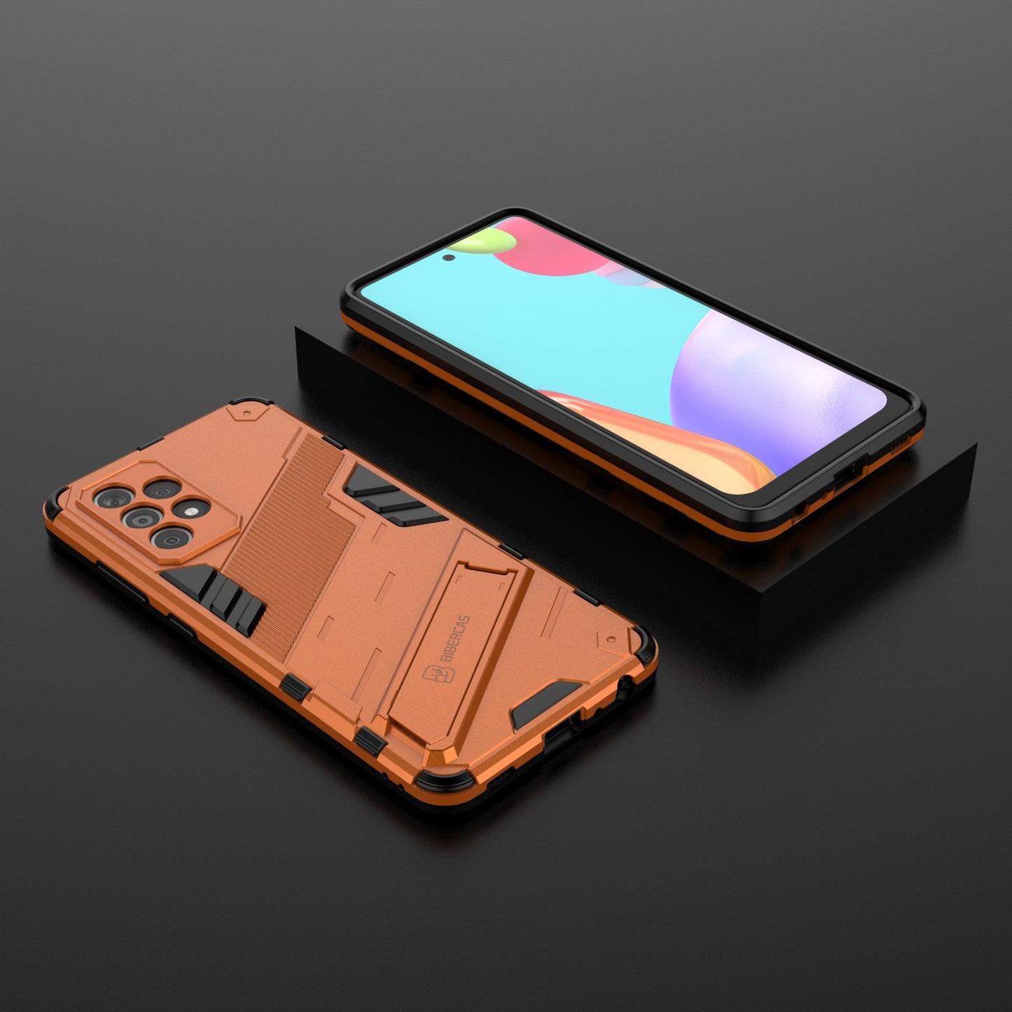Armor Shockproof Military Hard PC + TPU Bumper Hybrid Protective Cover for Samsung Galaxy A52 4G/5G / A52s 5G