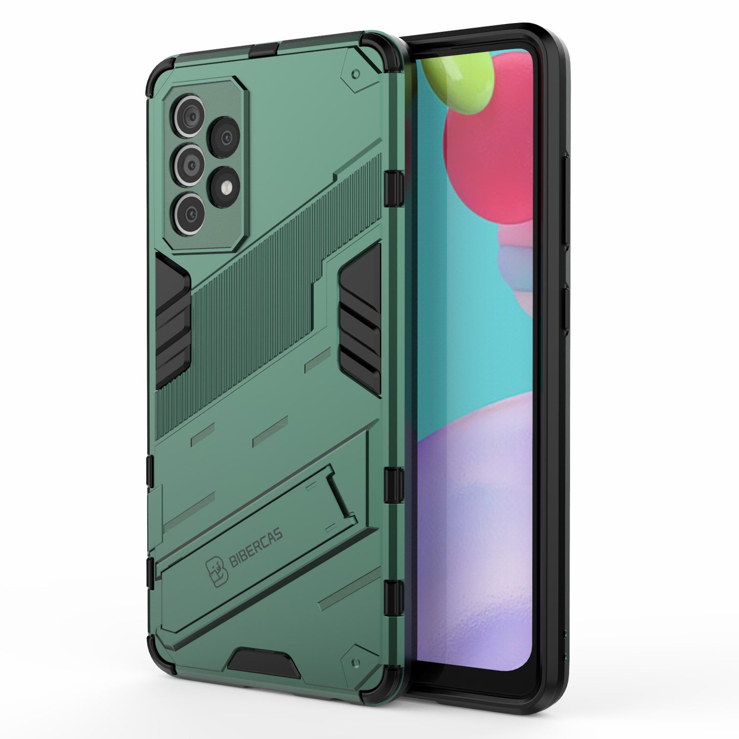 Armor Shockproof Military Hard PC + TPU Bumper Hybrid Protective Cover for Samsung Galaxy A52 4G/5G / A52s 5G
