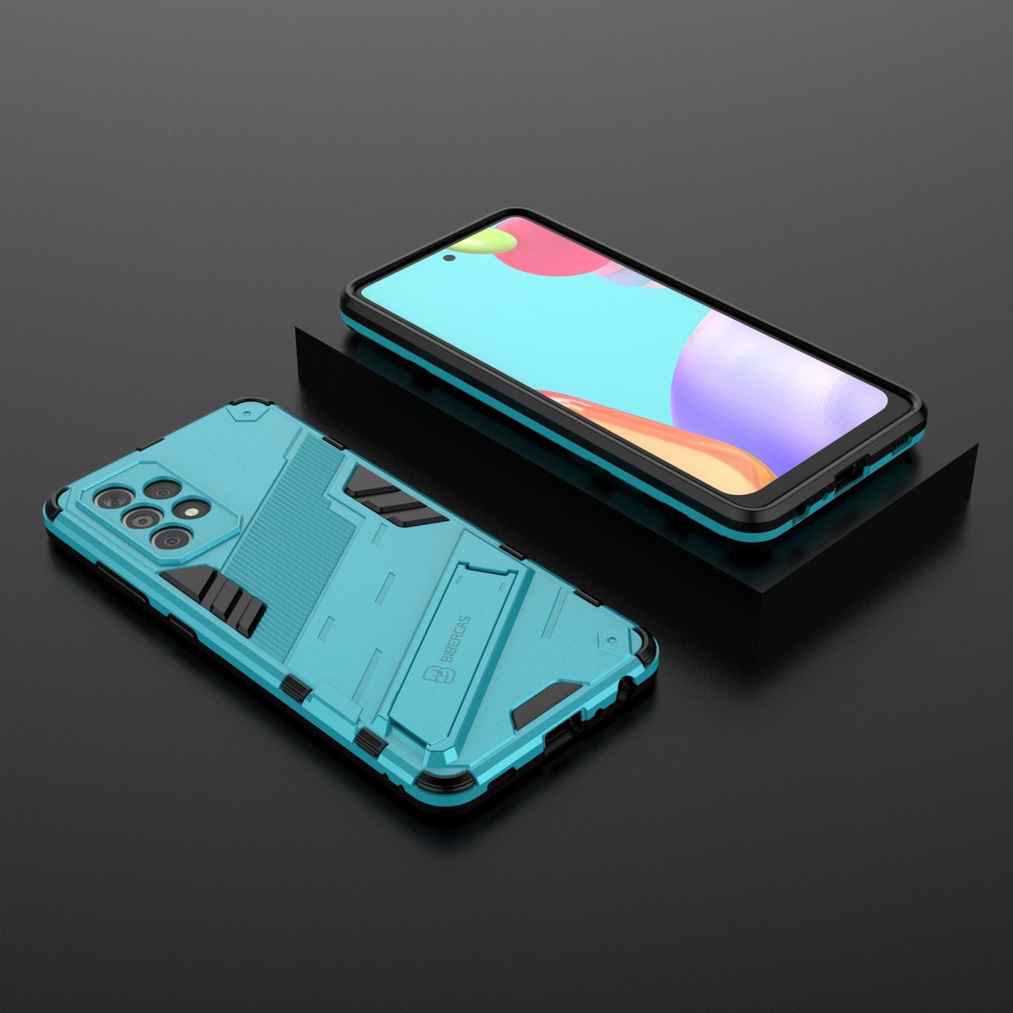 Armor Shockproof Military Hard PC + TPU Bumper Hybrid Protective Cover for Samsung Galaxy A52 4G/5G / A52s 5G
