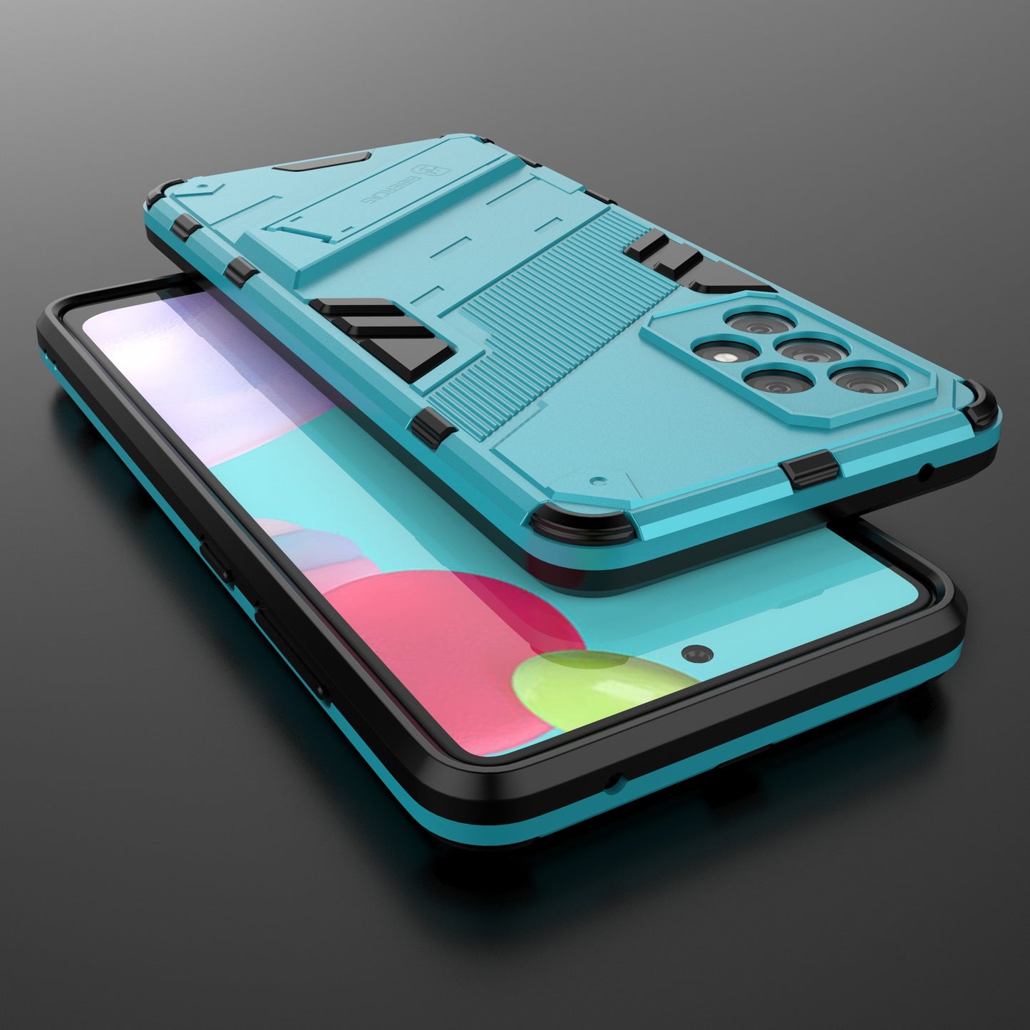 Armor Shockproof Military Hard PC + TPU Bumper Hybrid Protective Cover for Samsung Galaxy A52 4G/5G / A52s 5G