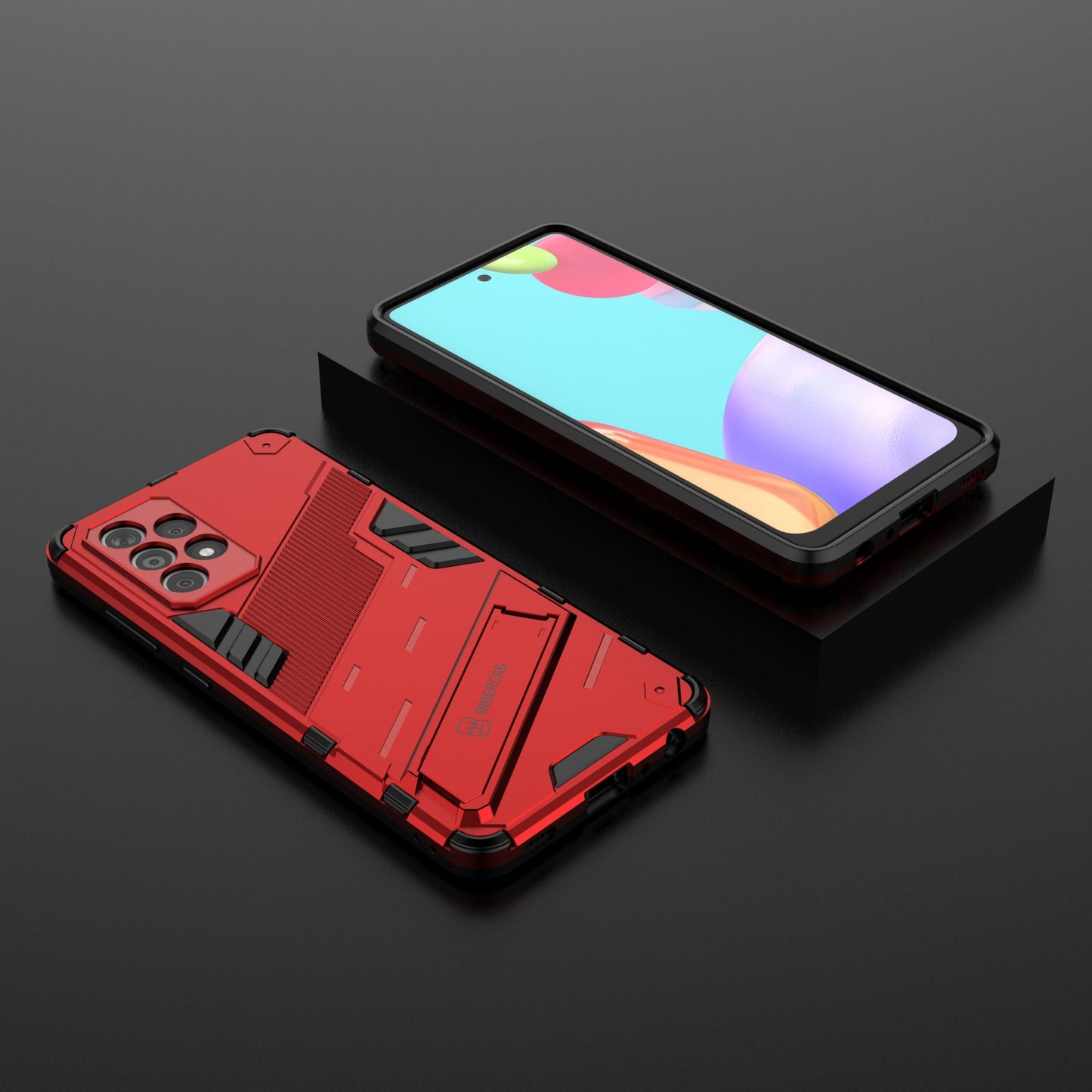 Armor Shockproof Military Hard PC + TPU Bumper Hybrid Protective Cover for Samsung Galaxy A52 4G/5G / A52s 5G