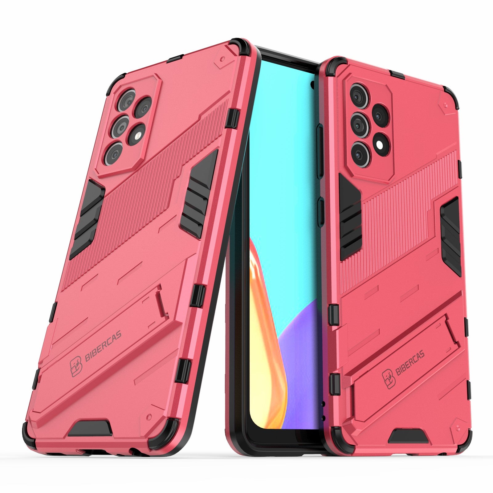 Armor Shockproof Military Hard PC + TPU Bumper Hybrid Protective Cover for Samsung Galaxy A52 4G/5G / A52s 5G
