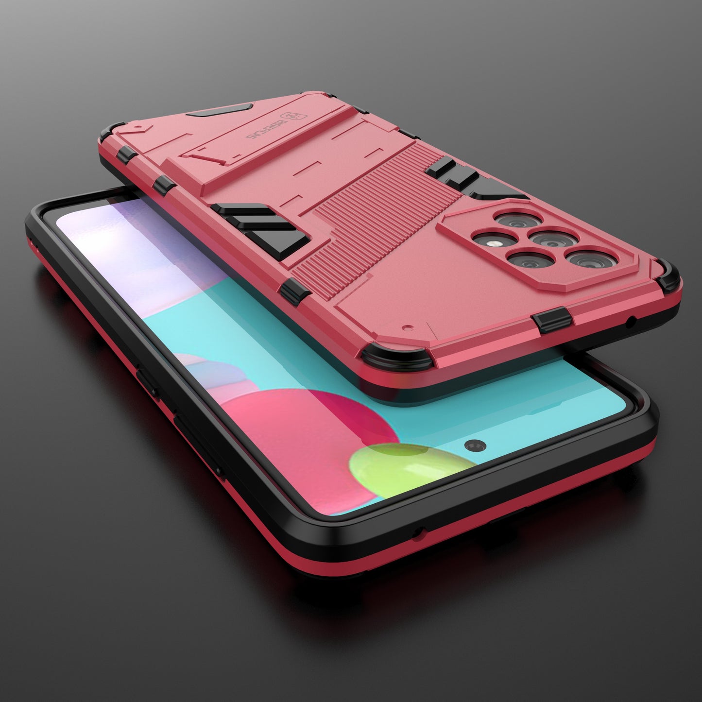 Armor Shockproof Military Hard PC + TPU Bumper Hybrid Protective Cover for Samsung Galaxy A52 4G/5G / A52s 5G