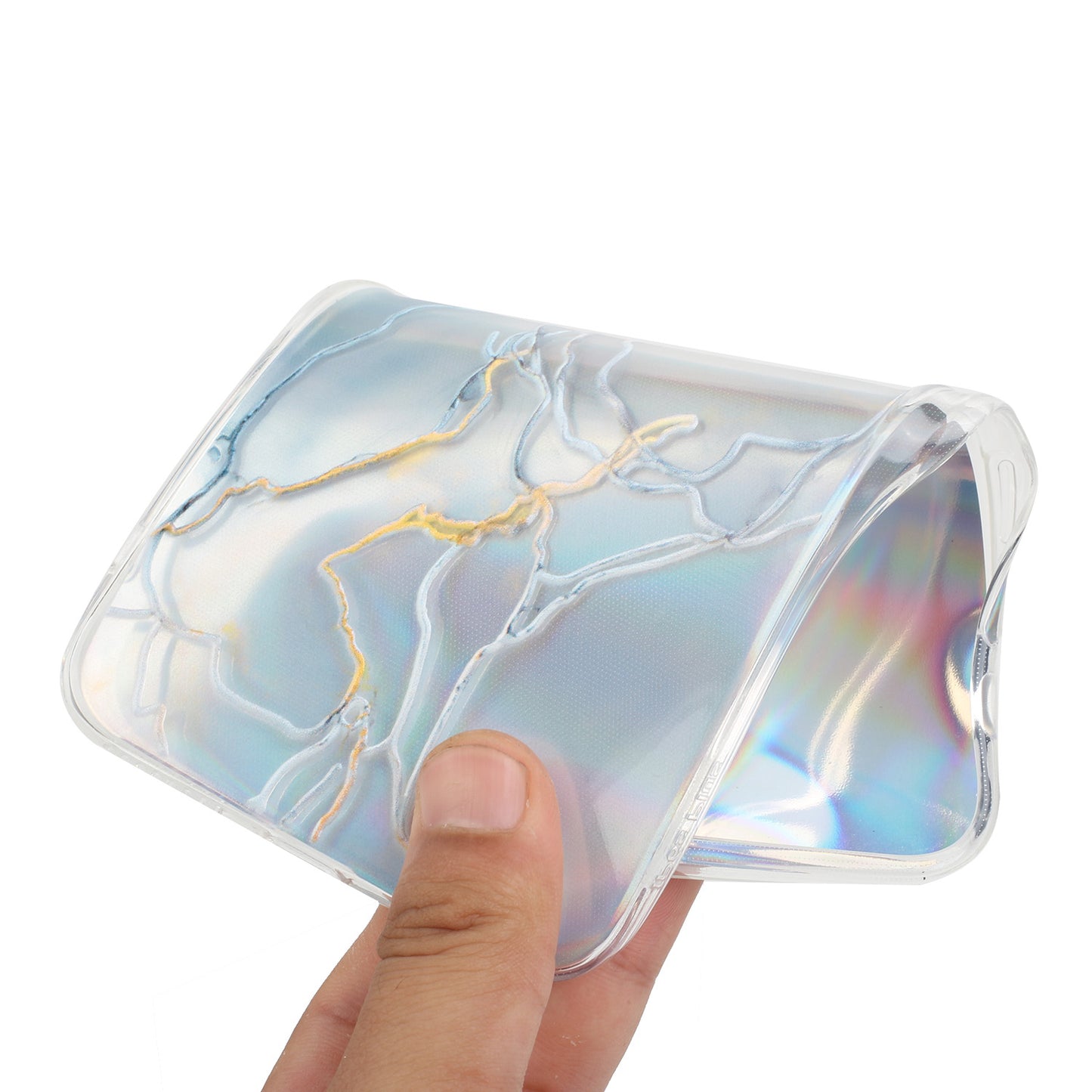 Marble Pattern Embossment Laser Design Anti Scratch TPU Case Cell Phone Cover Protector for Samsung Galaxy A52 4G/5G / A52s 5G