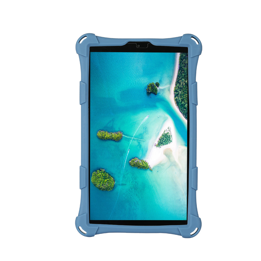 Kickstand Design PC + Silicone Protective Tablet Cover Case with Lanyard for Samsung Galaxy Tab A7 Lite 8.7-inch