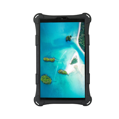 Kickstand Design PC + Silicone Protective Tablet Cover Case with Lanyard for Samsung Galaxy Tab A7 Lite 8.7-inch