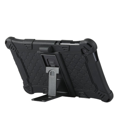 Kickstand Design PC + Silicone Protective Tablet Cover Case with Lanyard for Samsung Galaxy Tab A7 Lite 8.7-inch