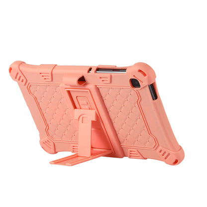 Kickstand Design PC + Silicone Protective Tablet Cover Case with Lanyard for Samsung Galaxy Tab A7 Lite 8.7-inch