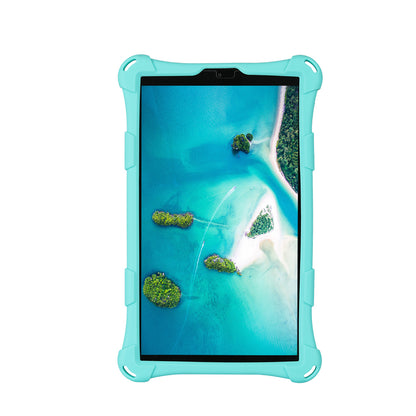 Kickstand Design PC + Silicone Protective Tablet Cover Case with Lanyard for Samsung Galaxy Tab A7 Lite 8.7-inch