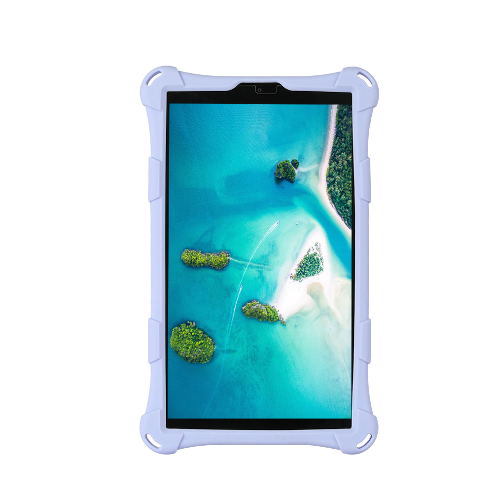 Kickstand Design PC + Silicone Protective Tablet Cover Case with Lanyard for Samsung Galaxy Tab A7 Lite 8.7-inch