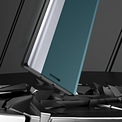 Magnetic Auto-absorbed Stand Leather Phone Case for Samsung Galaxy S20 Plus