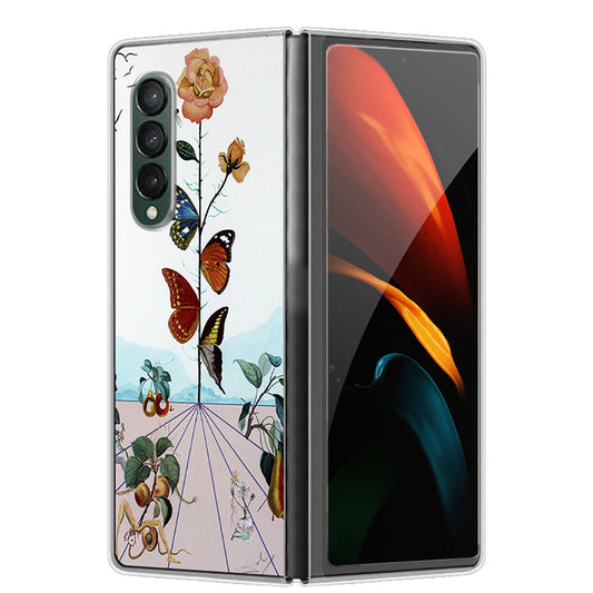 Pattern Printing Hard PC Phone Protective Case Cover for Samsung Galaxy Z Fold3 5G