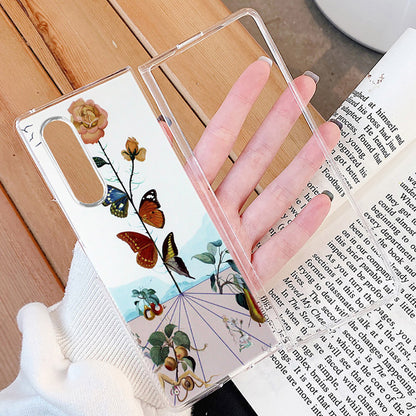 Pattern Printing Hard PC Phone Protective Case Cover for Samsung Galaxy Z Fold3 5G