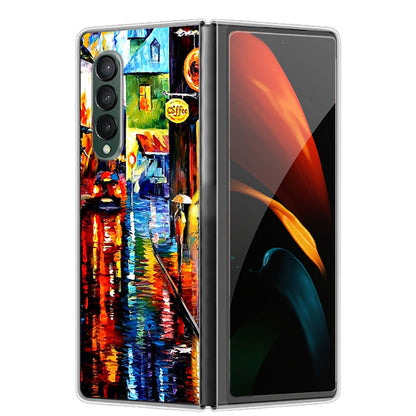 Pattern Printing Hard PC Phone Protective Case Cover for Samsung Galaxy Z Fold3 5G