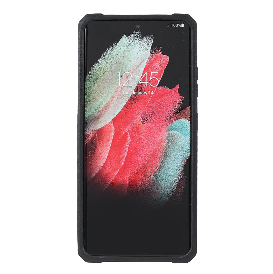 Drop-Proof Hybrid Phone Case Camera Slider Cover Shell with Card Holder for Samsung Galaxy S21 Ultra 5G