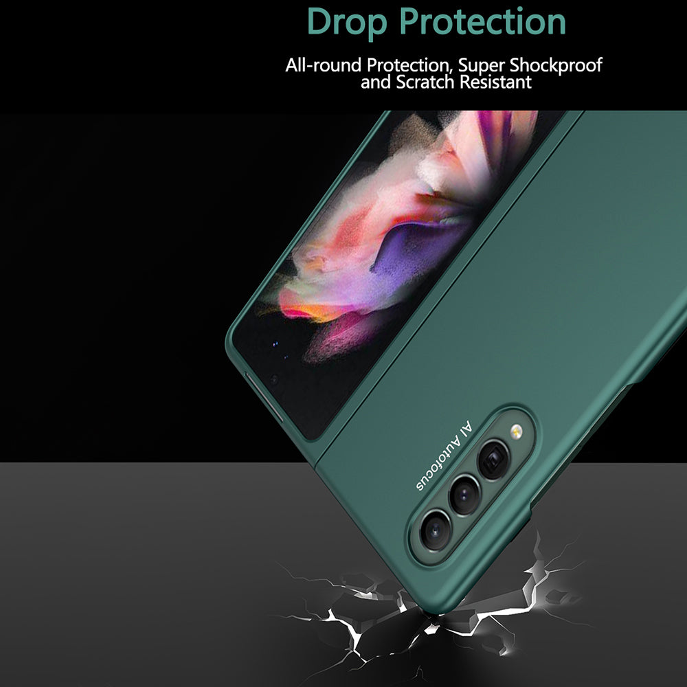 GKK For Samsung Galaxy Z Fold3 5G Ultra Thin Hard PC Full Protection Folding Phone Case Cover