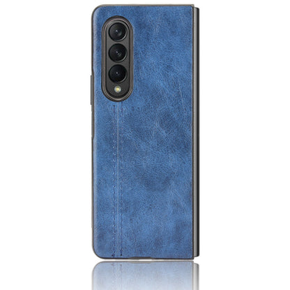 Stitching Line Design PU Leather Coated Hard PC + TPU Cover Protective Cell Phone Case for Samsung Galaxy Z Fold3 5G