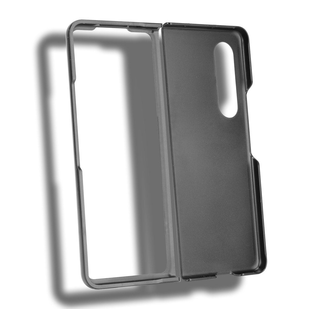 Stitching Line Design PU Leather Coated Hard PC + TPU Cover Protective Cell Phone Case for Samsung Galaxy Z Fold3 5G