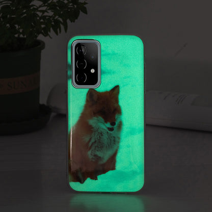 Noctilucent Pattern IMD Workmanship TPU Phone Case Luminous Mobile Shell for Samsung Galaxy A52 4G/A52 5G/A52s 5G