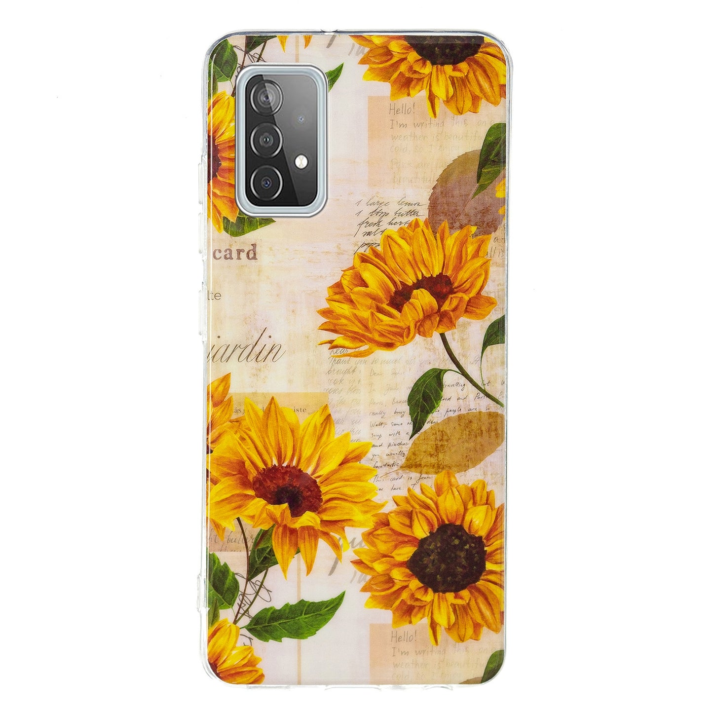 Noctilucent Pattern IMD Workmanship TPU Phone Case Luminous Mobile Shell for Samsung Galaxy A52 4G/A52 5G/A52s 5G