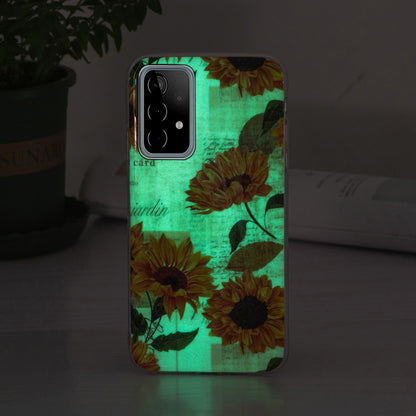 Noctilucent Pattern IMD Workmanship TPU Phone Case Luminous Mobile Shell for Samsung Galaxy A52 4G/A52 5G/A52s 5G