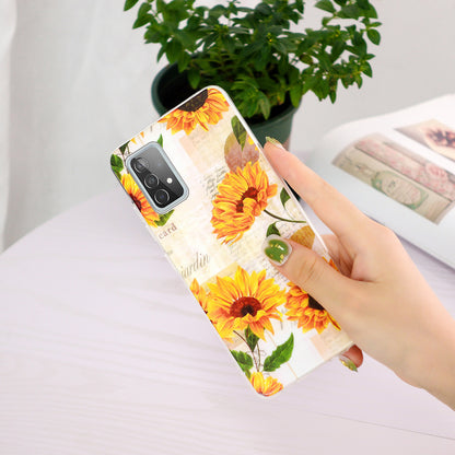 Noctilucent Pattern IMD Workmanship TPU Phone Case Luminous Mobile Shell for Samsung Galaxy A52 4G/A52 5G/A52s 5G