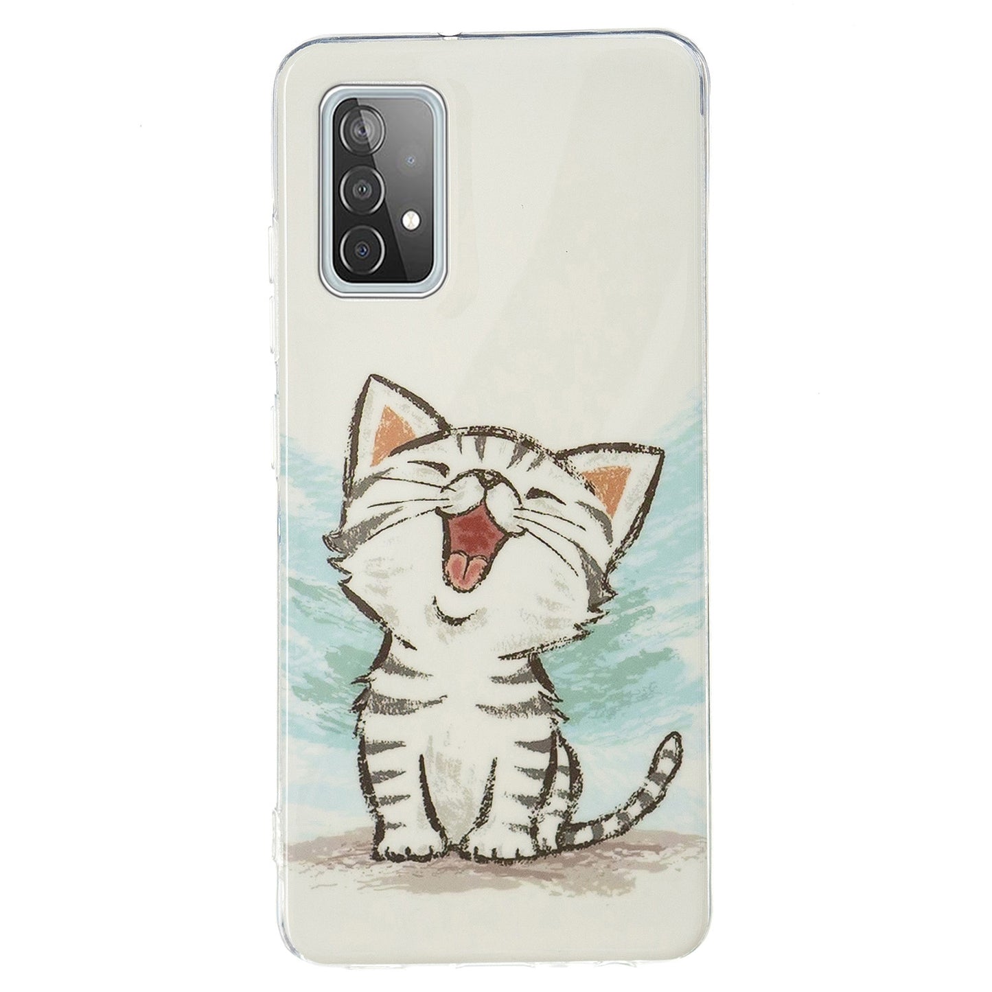 Noctilucent Pattern IMD Workmanship TPU Phone Case Luminous Mobile Shell for Samsung Galaxy A52 4G/A52 5G/A52s 5G